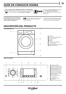 Manual de uso Whirlpool FWDD1071681WS EU Lavasecadora