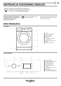 Instrukcja Whirlpool FWDG 861483 WBV EE N Pralko-suszarka