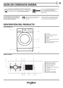 Manual de uso Whirlpool FWDG96148SBS EU Lavasecadora