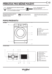 Manuál Whirlpool FWDG96148SBS EU Pračka se sušičkou