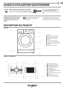 Mode d’emploi Whirlpool FWDG96148SBS EU Lave-linge séchant