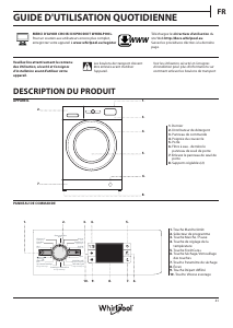 Mode d’emploi Whirlpool FWDGBE97168WBC Lave-linge séchant