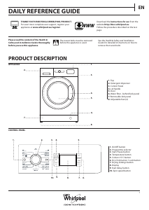 Mode d’emploi Whirlpool WWDC 10714 S Lave-linge séchant