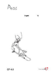 Manual Tunturi Pure CF 4.0 Cross Trainer