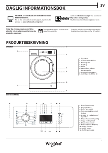 Käyttöohje Whirlpool WWDE 8612 Kuivaava pesukone