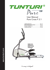 Mode d’emploi Tunturi Pure F 2.1 Vélo elliptique