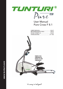 Manual Tunturi Pure F 8.1 Cross Trainer