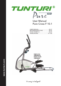 Manual Tunturi Pure F 10.1 Cross Trainer