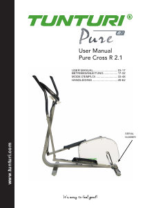 Manual Tunturi Pure R 2.1 Cross Trainer