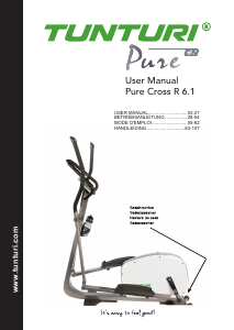 Manual Tunturi Pure R 6.1 Cross Trainer