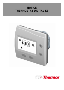Mode d’emploi Thermor Digital KS Thermostat
