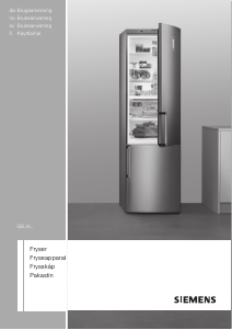 Brugsanvisning Siemens GS36NBI30 Fryser