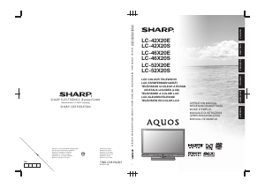 Mode d’emploi Sharp AQUOS LC-42X20E Téléviseur LCD