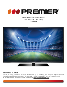Manual de uso Premier TV-5098LED Televisor de LED