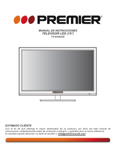 Manual Premier TV-5354LED Televisor LED