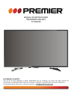 Manual de uso Premier TV-5430LED Televisor de LED