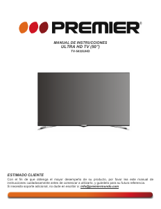 Manual Premier TV-5432UHD Televisor LED
