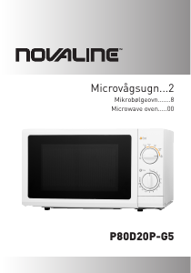 Bruksanvisning Novaline P80D20P-G5 Mikrobølgeovn