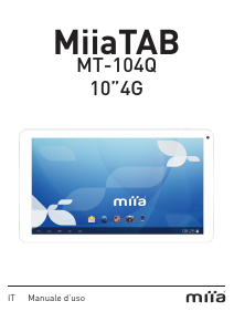 Manuale Miia MT-104Q actiive Tablet