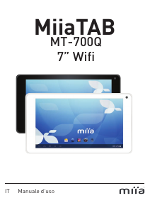 Manuale Miia MT-700Q actiive Tablet