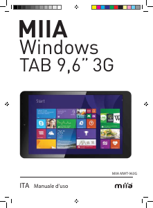 Manuale Miia MWT-963G Tablet