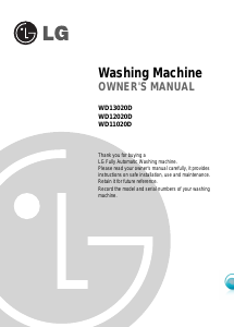 Manual LG WD11020D Washing Machine