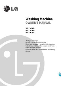 Manual LG WD13020D Washing Machine