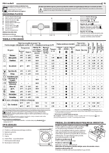 Priročnik Whirlpool FFB 7438 BV EE Pralni stroj