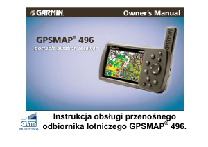 Instrukcja Garmin GPSMAP 496 Podręczna nawigacja