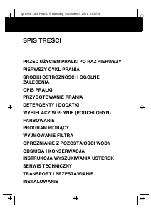 Instrukcja Whirlpool FL 5054/3 Pralka
