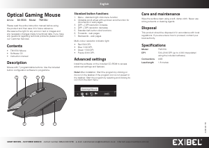 Manual Exibel TM133U Mouse