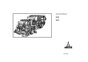 Handleiding Deutz 912 Aandrijfmotor