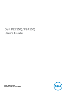 Manual Dell P2715Q LCD Monitor