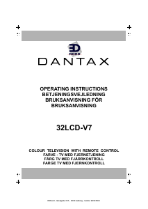 Brugsanvisning Dantax 32LCD-V7 LCD TV