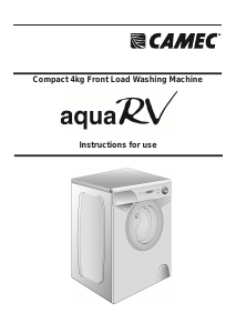 Handleiding Camec aquaRV Wasmachine