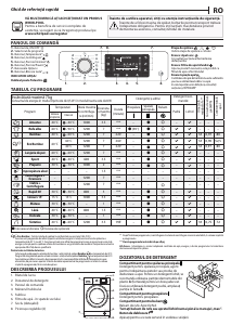 Manual Whirlpool FWSD71283WCV EU Mașină de spălat