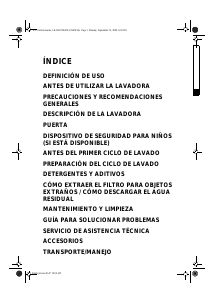 Manual de uso Whirlpool Luna 1200/6 Lavadora