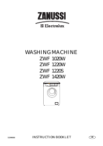 Manual Zanussi-Electrolux ZWF 1220 S Washing Machine