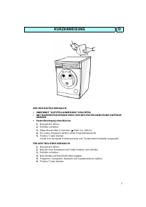 Bedienungsanleitung Whirlpool Universe 1200/A Waschmaschine