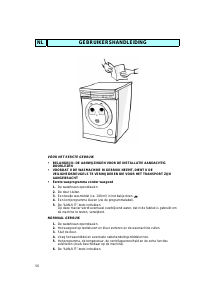 Handleiding Whirlpool Universe 1200/A Wasmachine