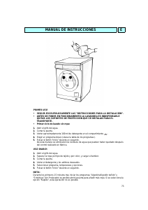 Manual de uso Whirlpool WA 4562 Lavadora