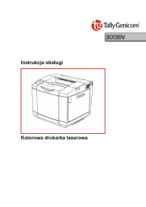 Instrukcja TallyGenicom 8008N Drukarka