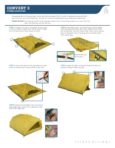 Handleiding Sierra Designs Convert 3 Tent