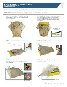 Handleiding Sierra Designs Lightning 2 Tent