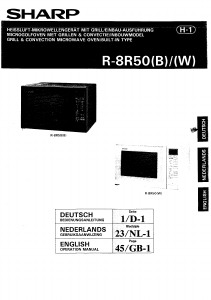 Handleiding Sharp R-8R50B Magnetron