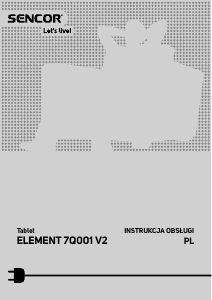 Instrukcja Sencor Element 7Q001 V2 Tablet