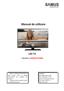 Manual Samus LE22B1 Televizor LED
