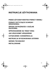 Instrukcja Whirlpool ARC 2040W Chłodziarka do wina