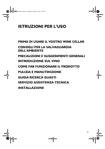 Manuale Whirlpool ARC 2050W Cantinetta vino