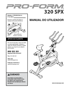Manual Pro-Form 320 SPX Bicicleta estática